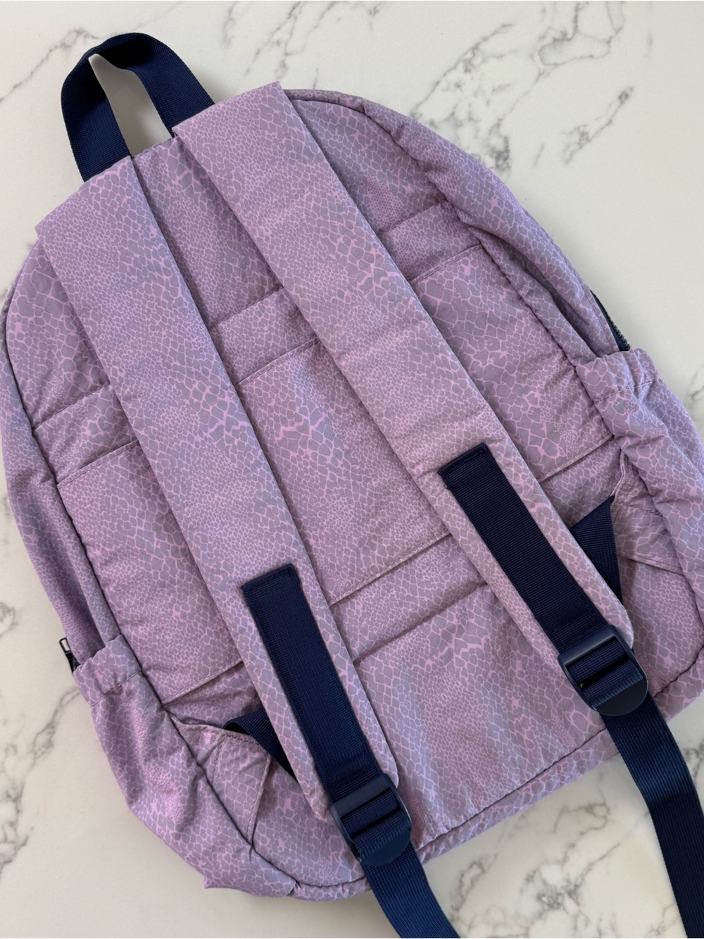 Aloha Collection Keep It Light Backpack - Python Amethyst - One Size - Picture 2 of 3